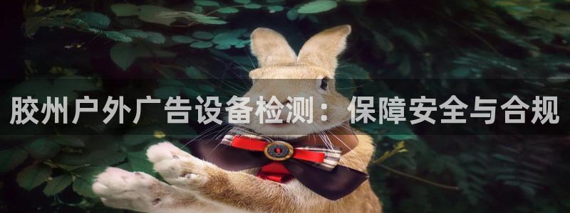 杏宇平台怎么样赚钱：胶州户外广告设备检测：保障安全与合规