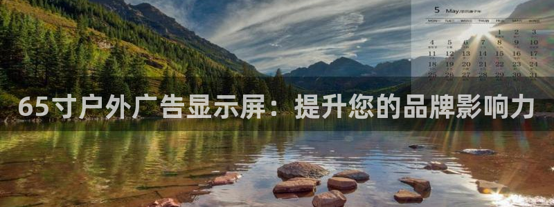 杏宇平台总代理：65寸户外广告显示屏：提升您的品牌影响力