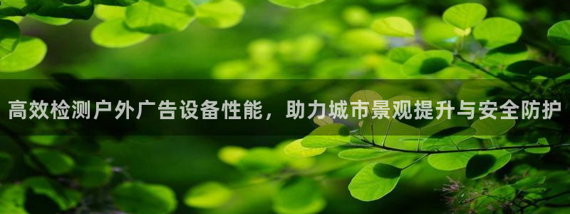 杏宇平台代理多少钱一个月：高效检测户外广
