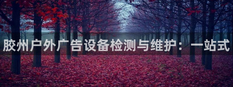 杏宇平台登录步骤图：胶州户外广告设备检测