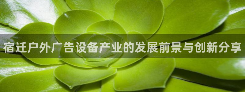 杏宇平台代理怎么赚钱的：宿迁户外广告设备