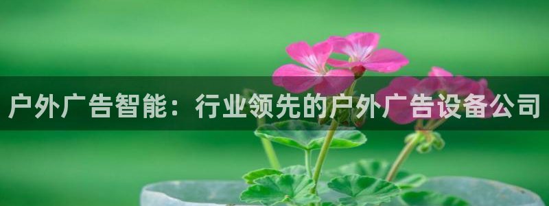 杏宇平台好吗：户外广告智能：行业领先的户外广告设备公司