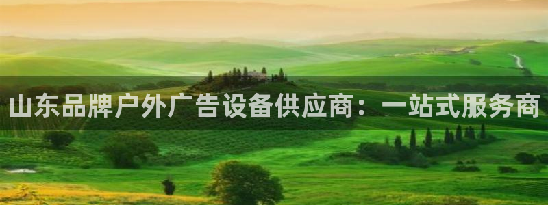 杏宇平台代理多少钱一次：山东品牌户外广告设备供应商：一站式服务商