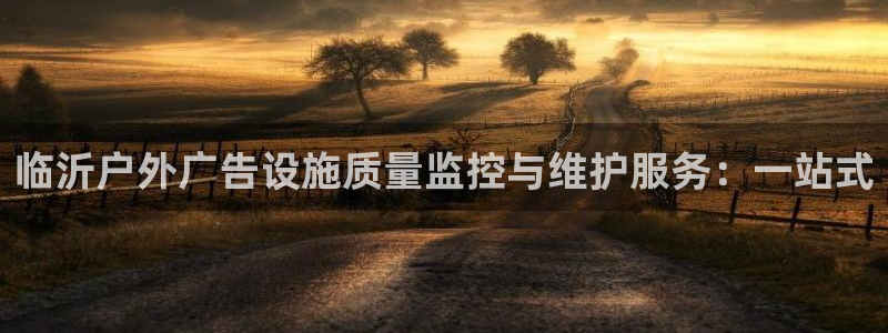 杏宇平台总代理：临沂户外广告设施质量监控与维护服务：一站式
